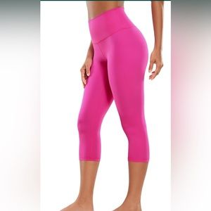 CRZ Yoga Womens Butterluxe High Waist Capri Leggings